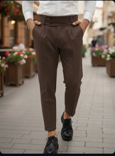 Carica l&#39;immagine nel visualizzatore di Gallery, PANTALONE VITA ALTA IN VISCOSA
