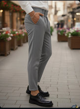 Carica l&#39;immagine nel visualizzatore di Gallery, PANTALONE VITA ALTA IN VISCOSA
