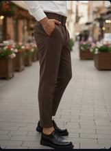 Carica l&#39;immagine nel visualizzatore di Gallery, PANTALONE VITA ALTA IN VISCOSA
